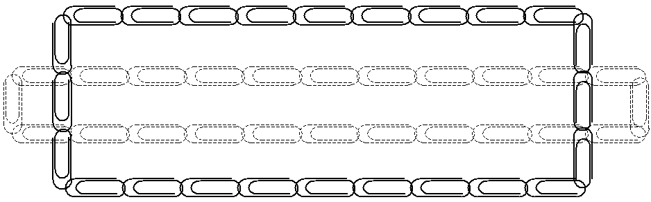 Figure 8. Variable-area Rectangle from Paper-clip Chain Loop
